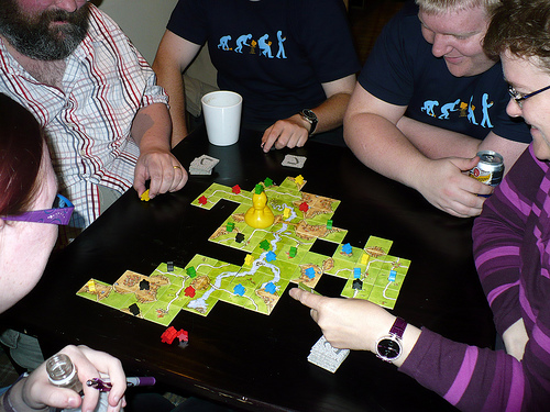 Duck Day 137 (17052009) - Playing Carcassonne