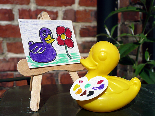 Duck Day 159 (08062009) - Painting art