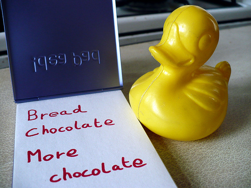 Duck Day 259 (16092009) - Shopping list