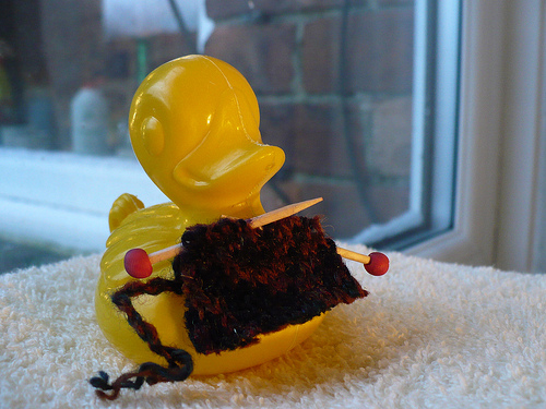 Duck Day 351 (17122009) - Knitting