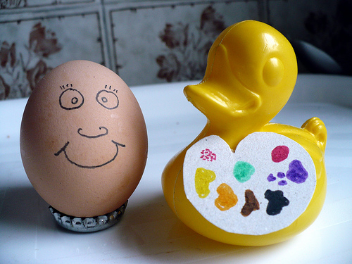 Duck Day 398 (02022010) - Egg art