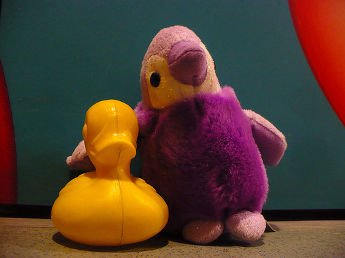 Duck Day 444 (20032010) - My new purple friend
