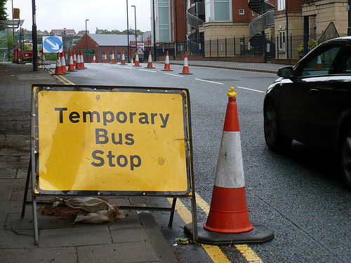 Duck Day 529 (13062010) - Temporary bus stop